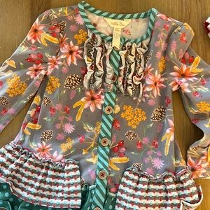 Matilda Jane Size 2ruffle top